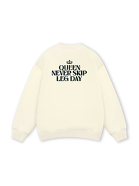 Queen Never Skip Leg Day Sweater