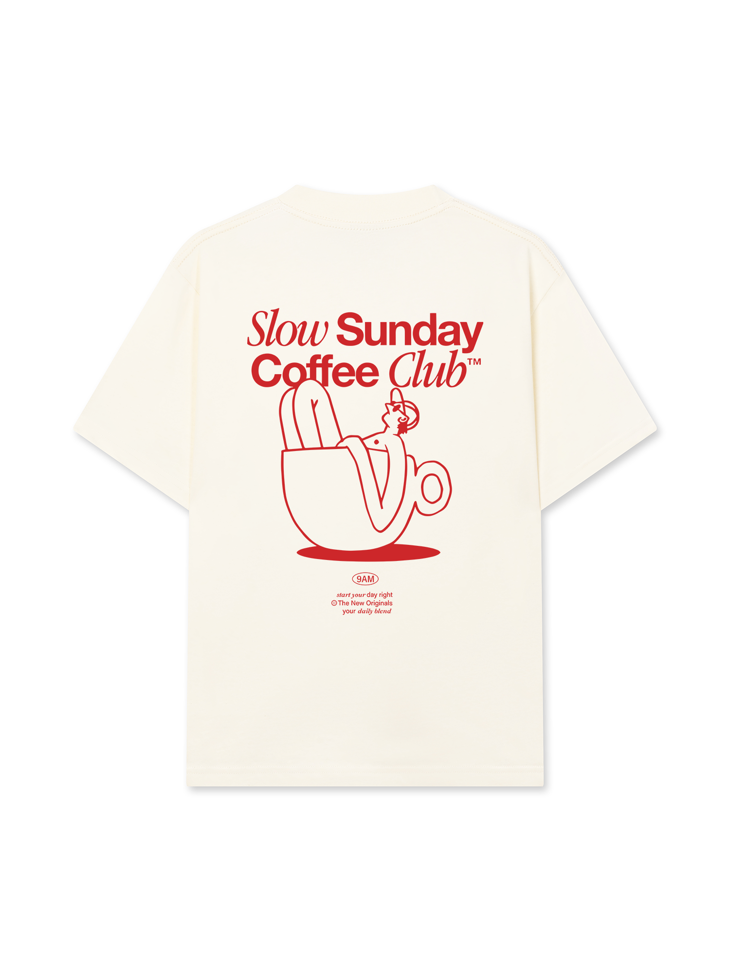 Áo Thun Relaxed Fit Slow Sunday Coffee Club