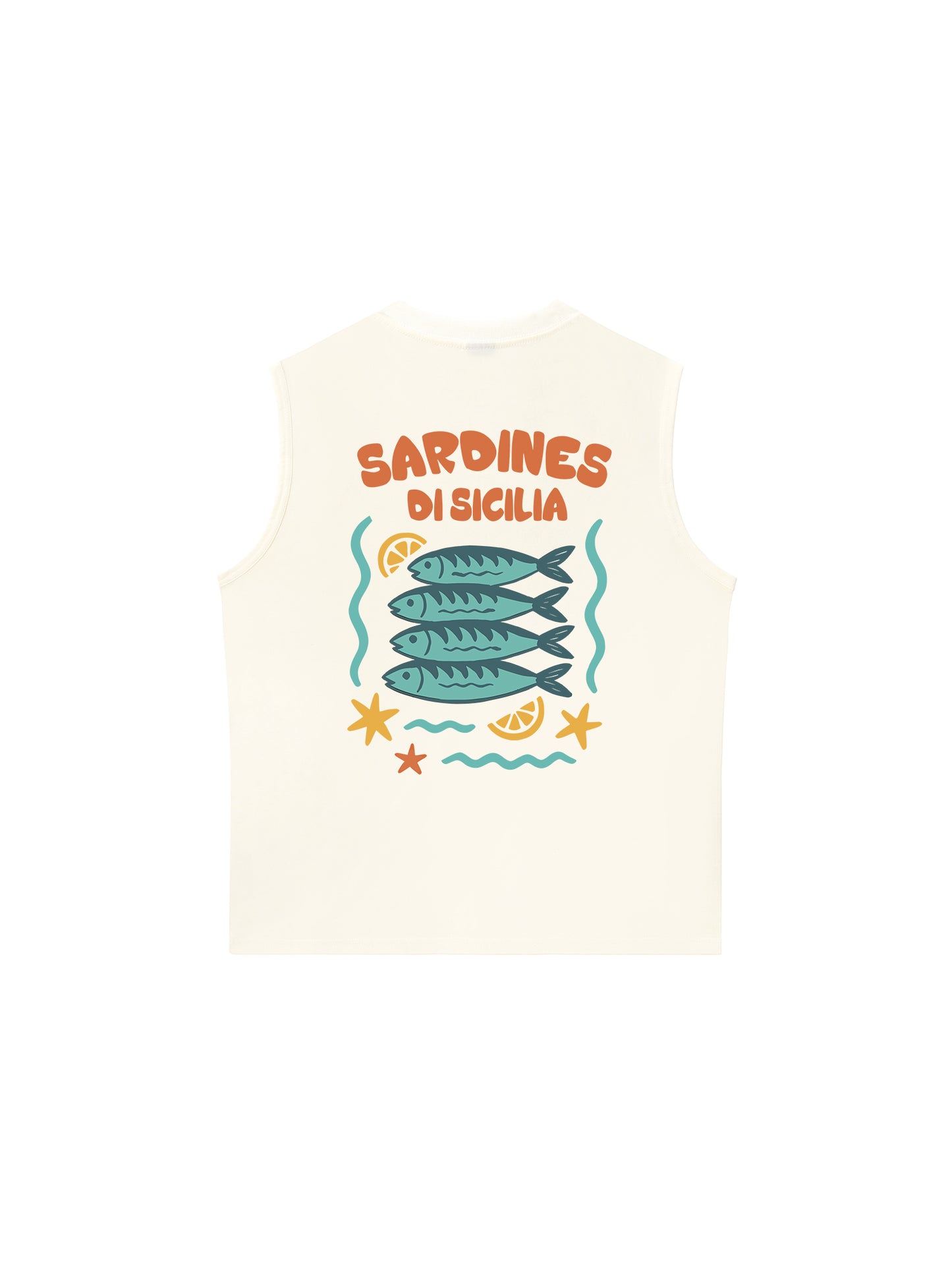 Áo Ba Lỗ Relaxed Fit Ocean Sardines