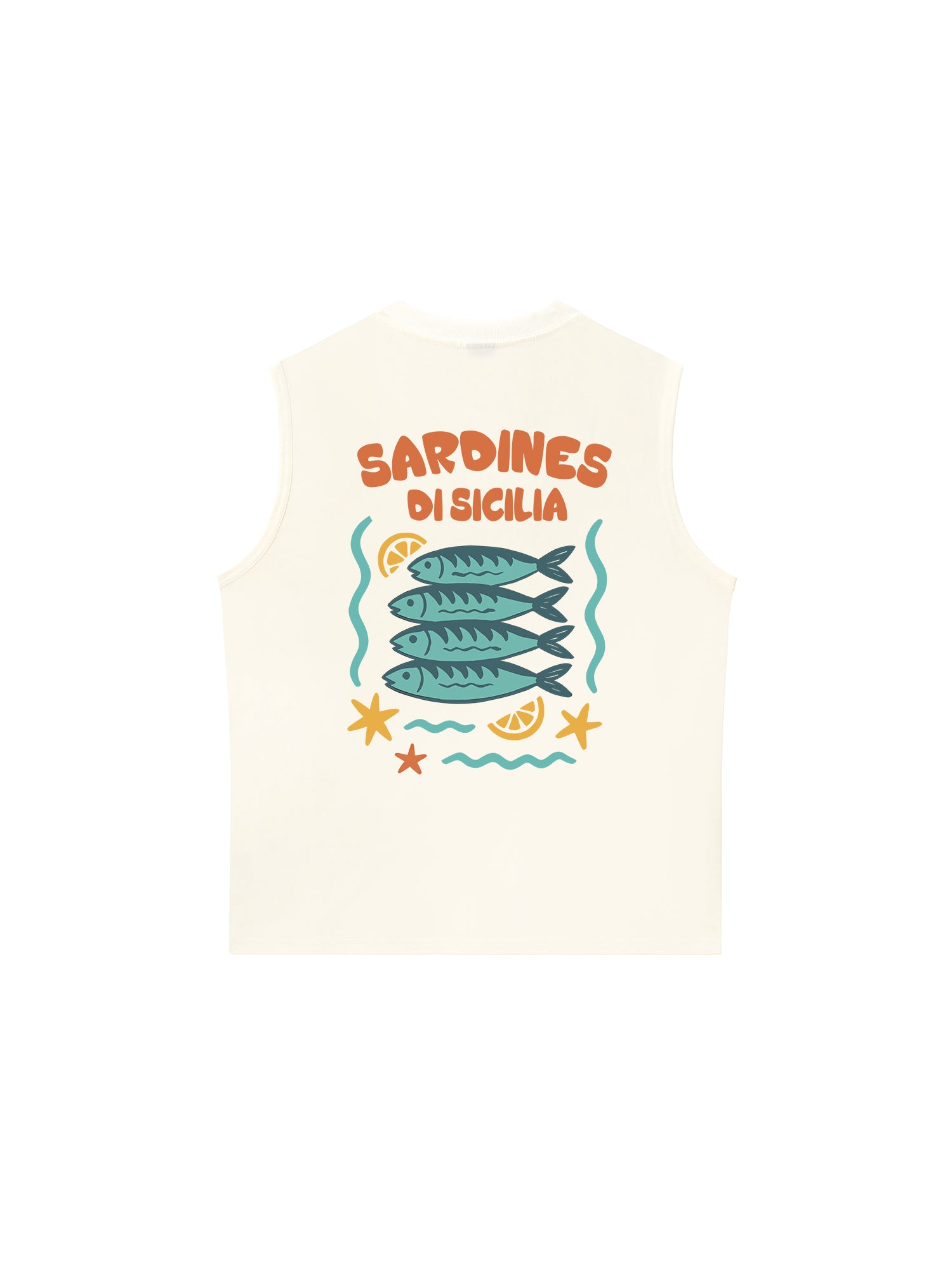 Áo Ba Lỗ Relaxed Fit Ocean Sardines