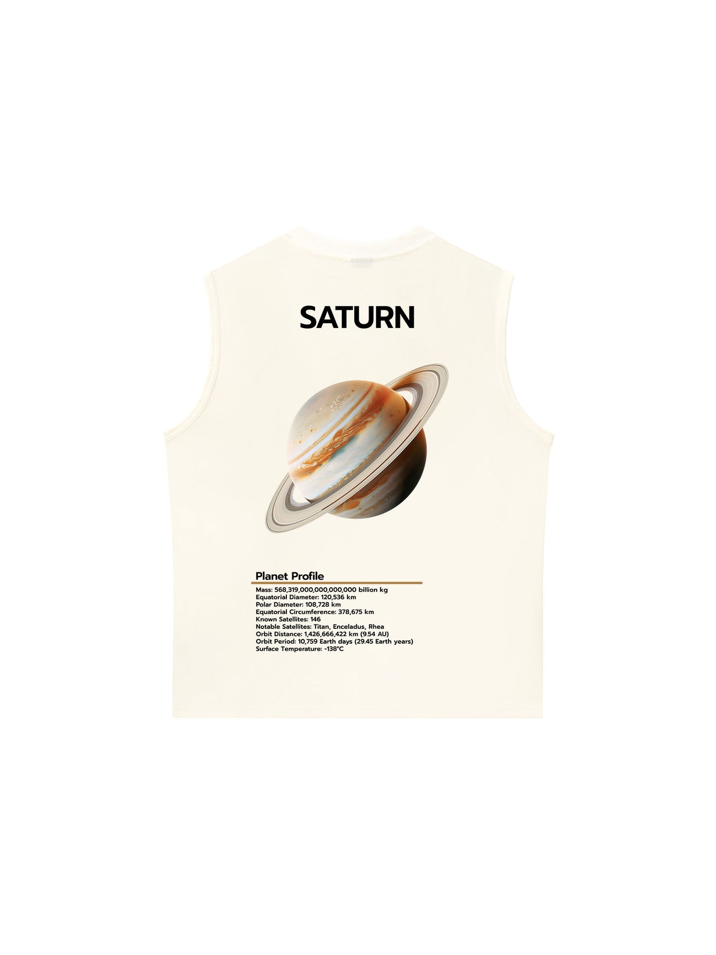 Áo Ba Lỗ Relaxed Fit The Planet Profile Saturn