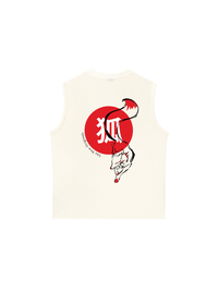 Áo Ba Lỗ Relaxed Fit Japan Spirit Kitsune