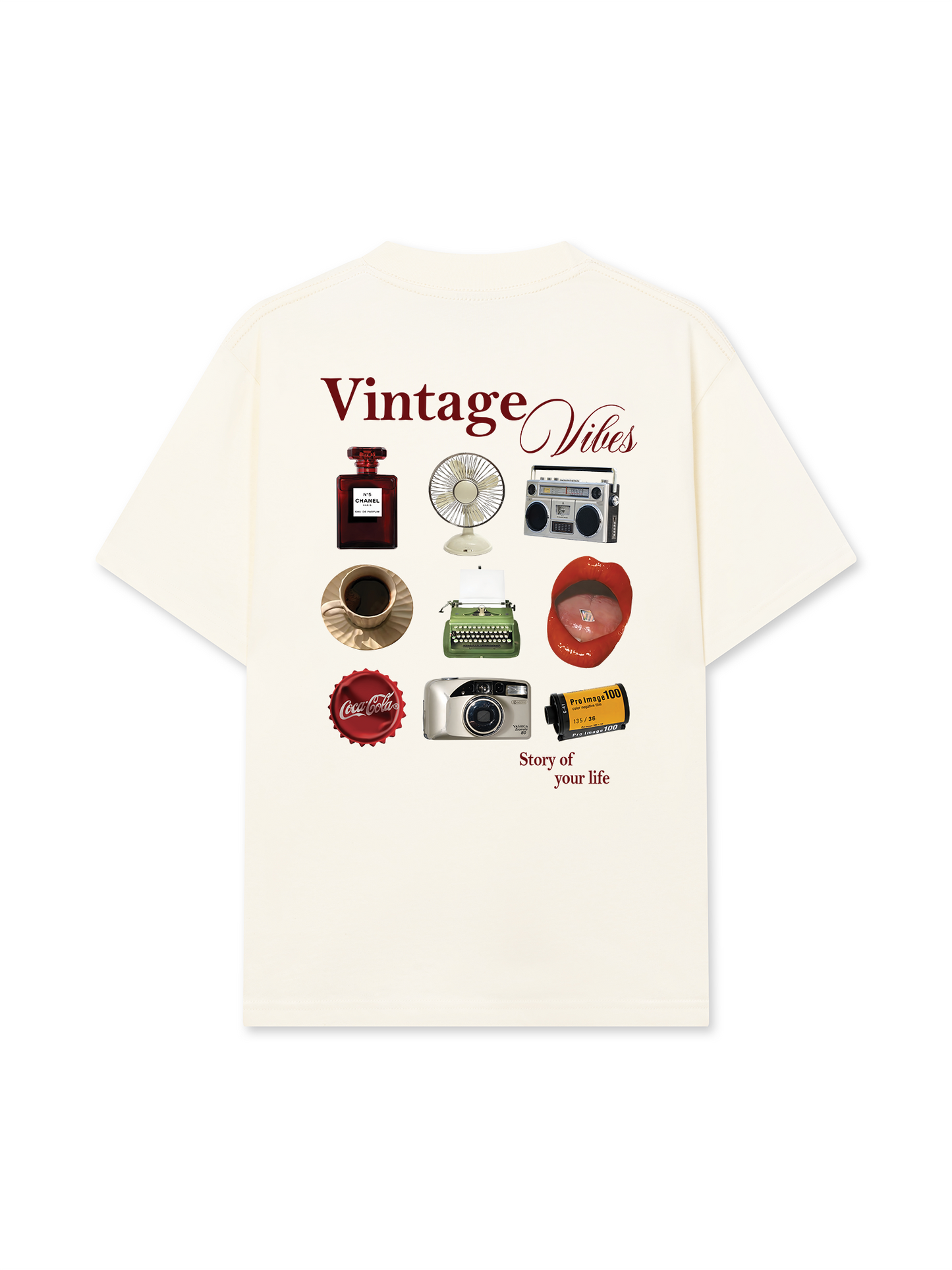 Áo Thun Relaxed Fit Vintage Vibes - Story Of Your Life