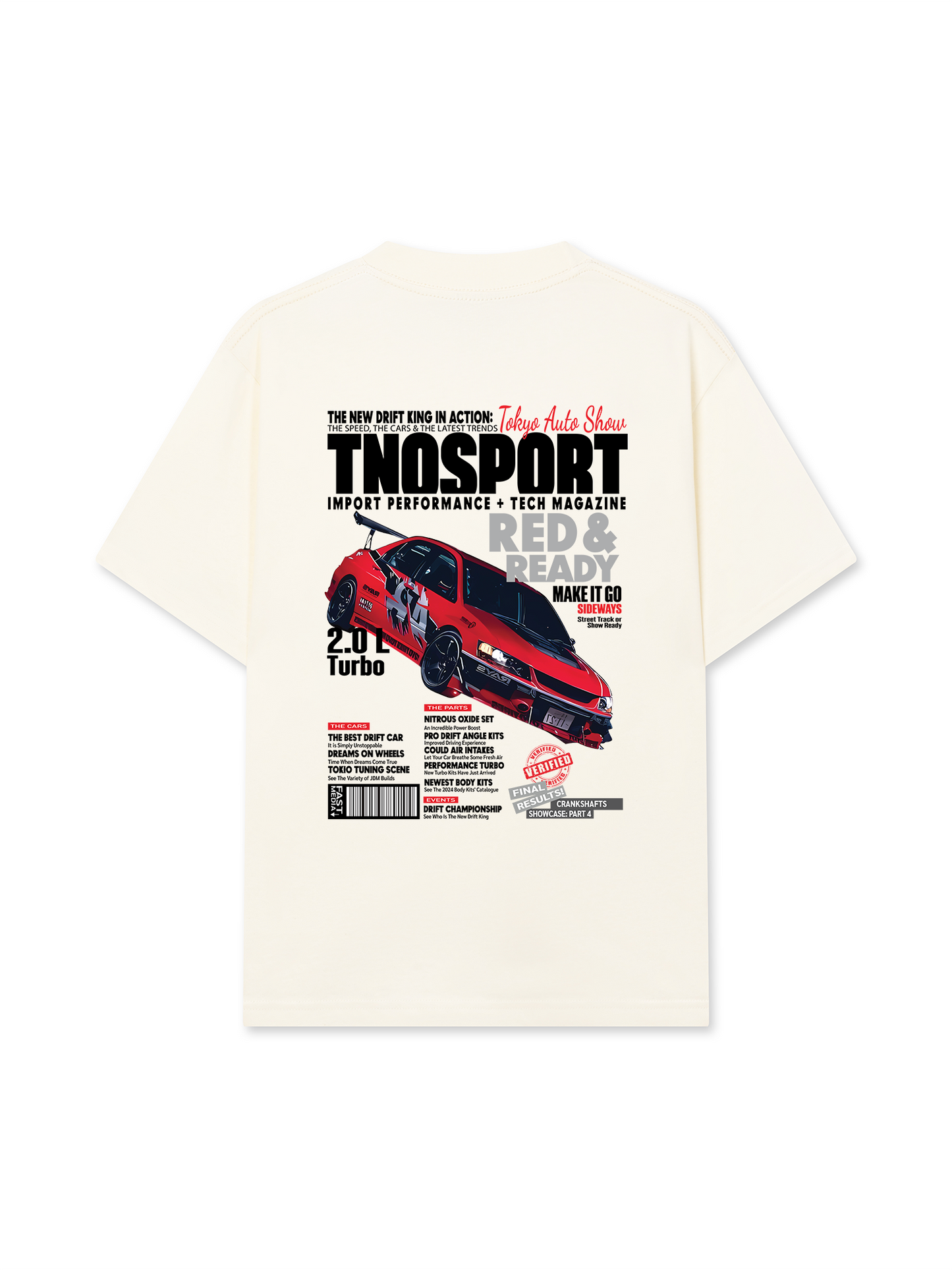 Áo Thun Relaxed Fit CAR Orginals Sport Red