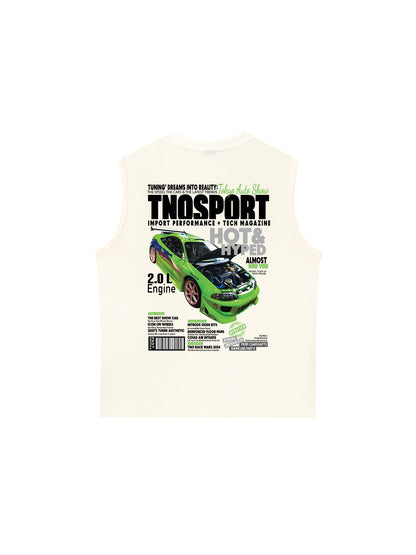 Áo Ba Lỗ Relaxed Fit CAR Orginals Sport Green