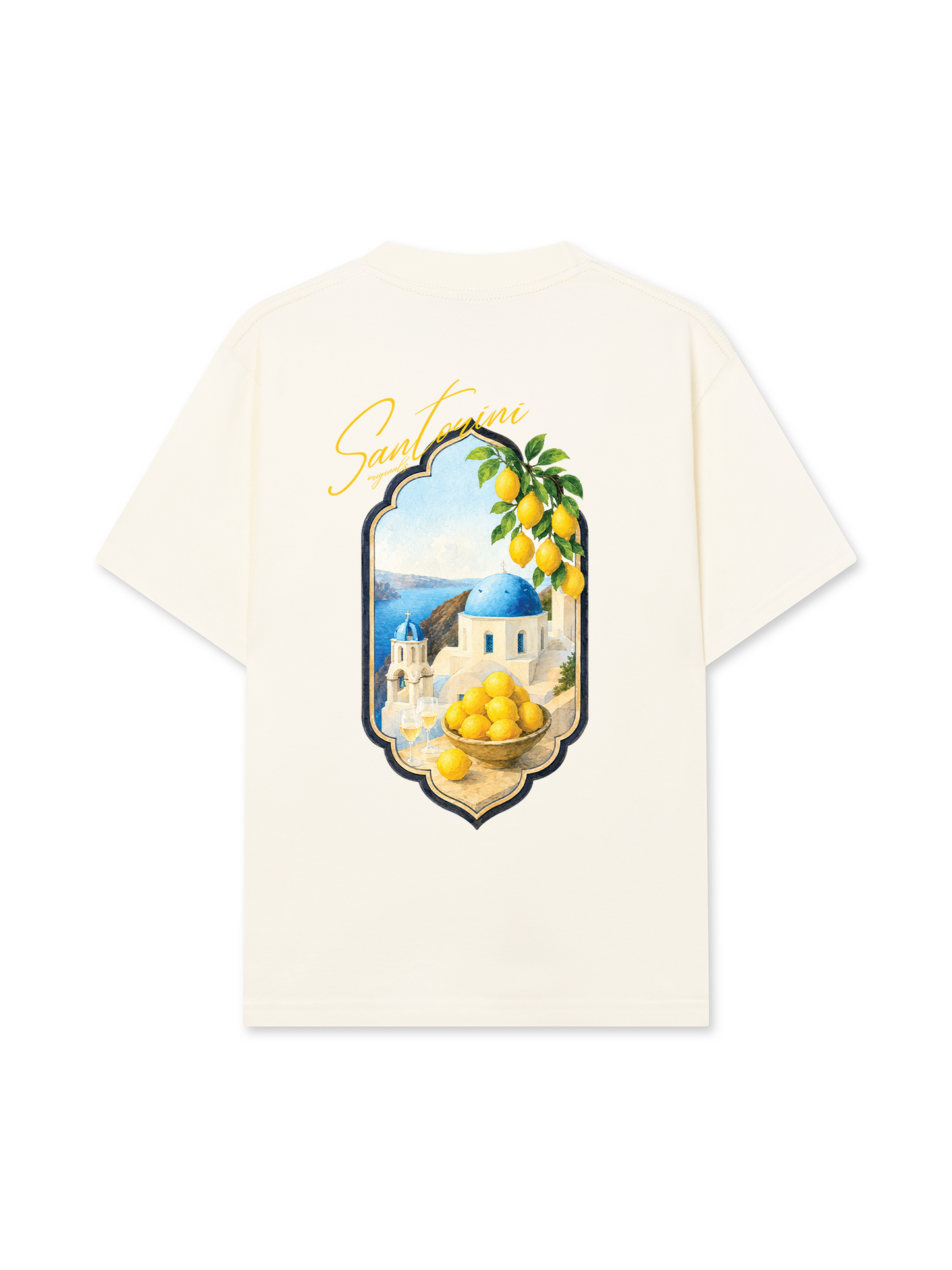 Áo Thun Relaxed Fit Santorini Lemon