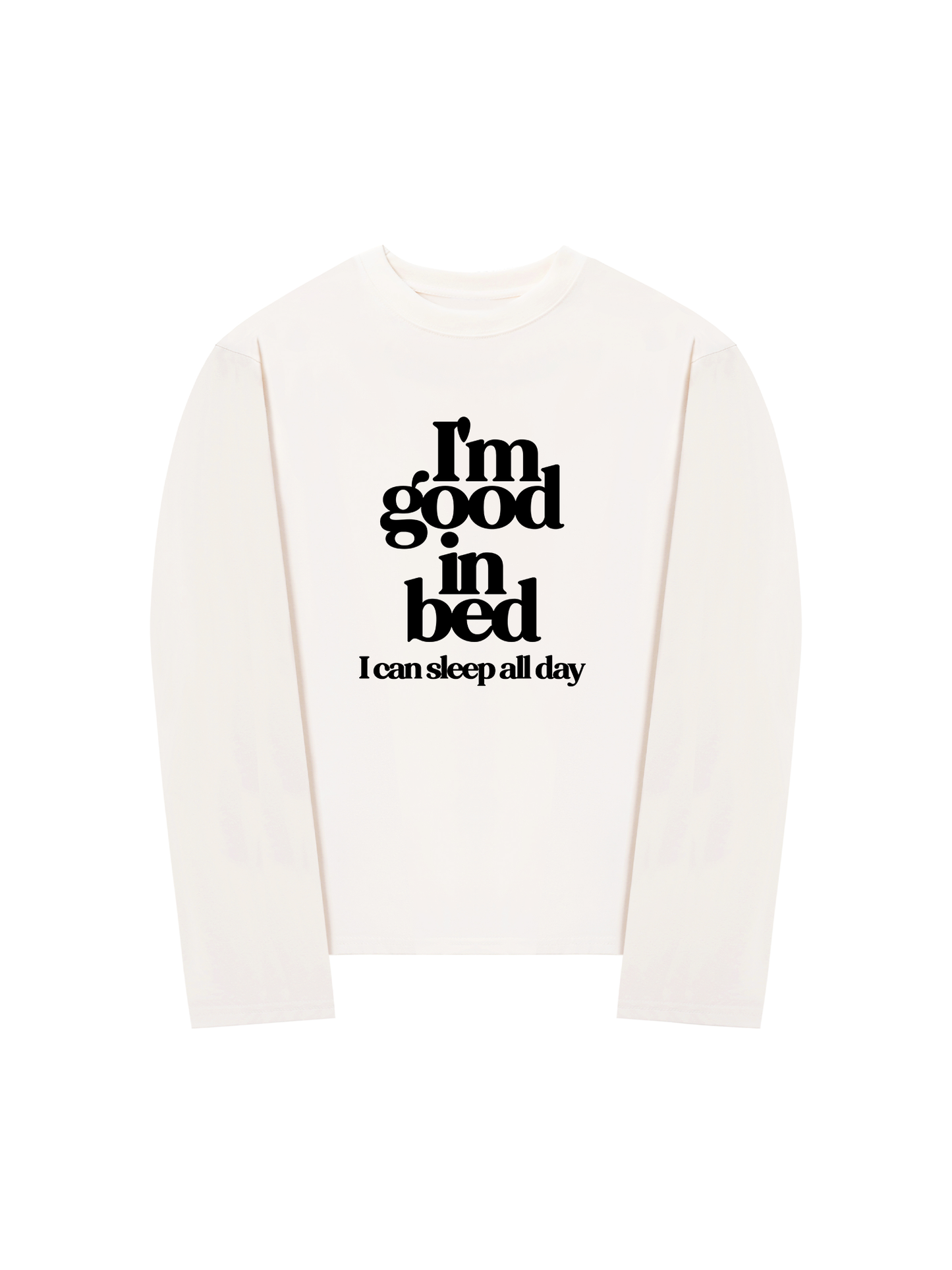 Áo Thun Dài Tay Life Vibe Good In Bed