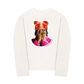Áo Thun Dài Tay Jewel Ring & Orange Kitty Cap Wash