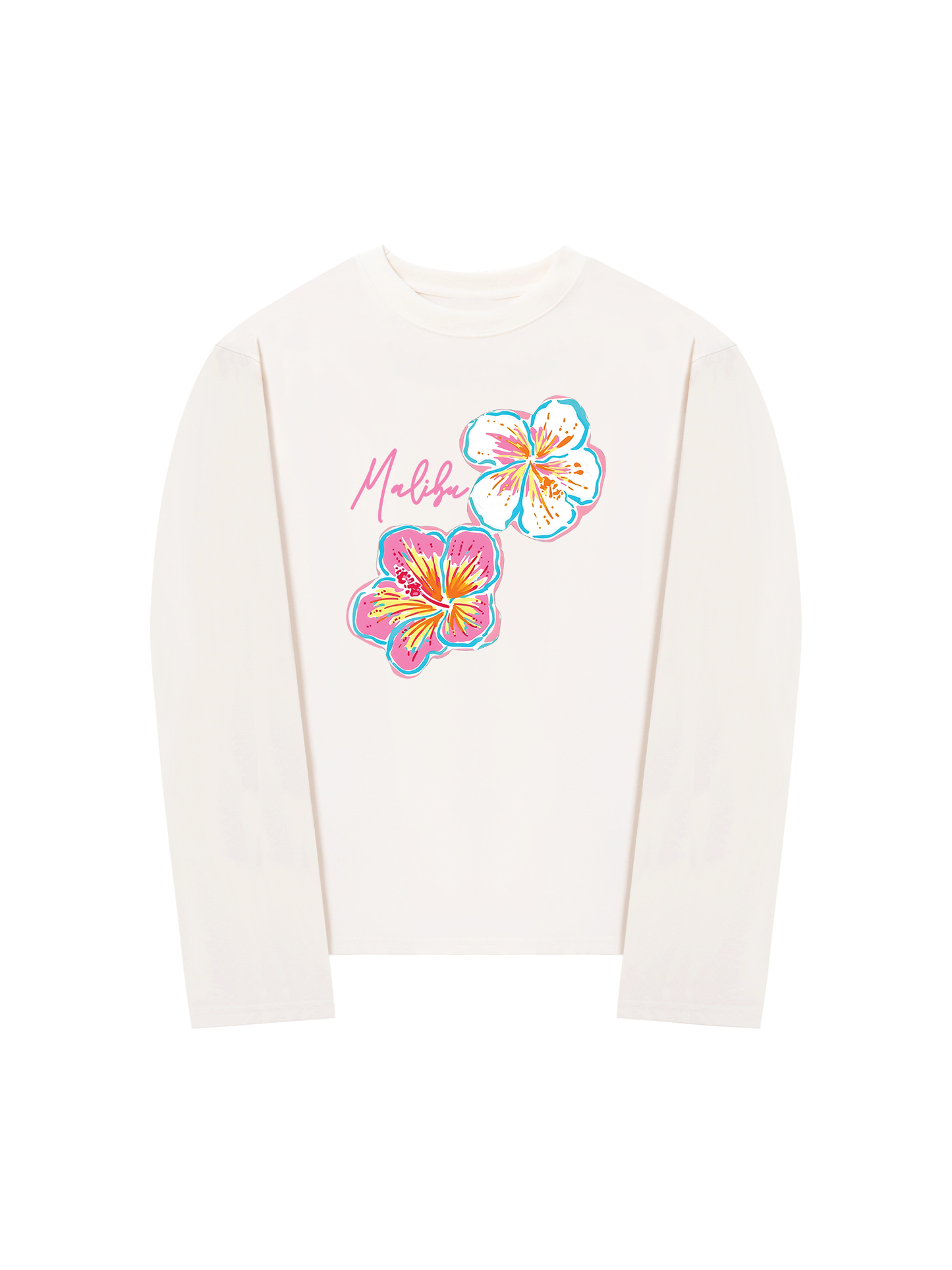 Áo Thun Dài Tay Summer Vibes Malibu Floral