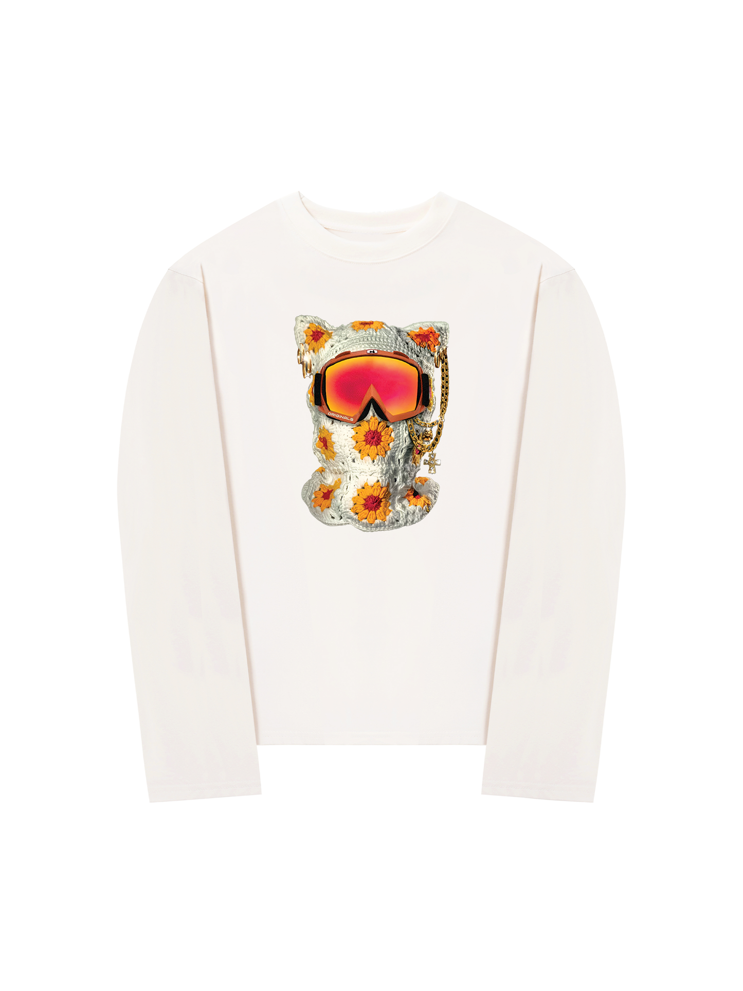 Áo Thun Dài Tay Functional Cat-ear Cap Black
