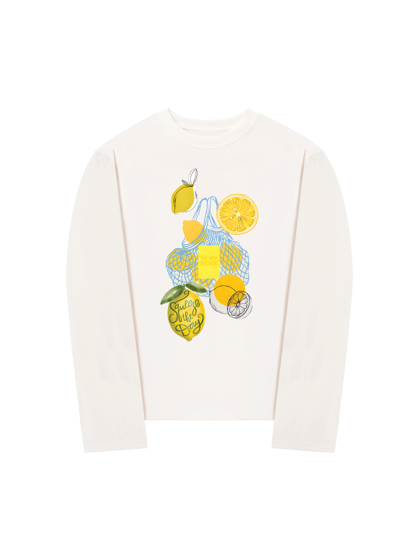 Áo Thun Dài Tay Summer Vibes Lemon Shopping