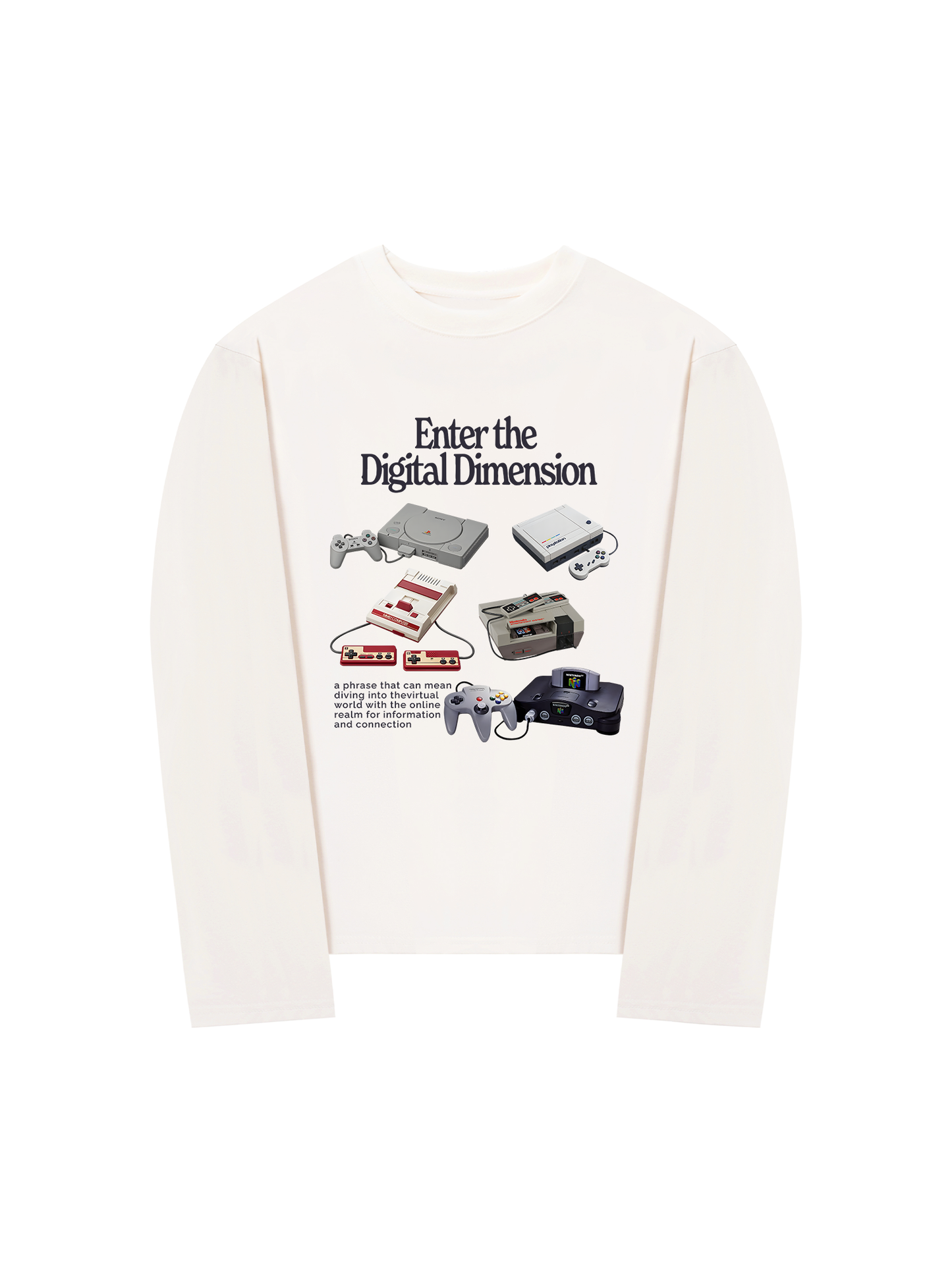 Áo Thun Dài Tay Enter The Digital Dimension