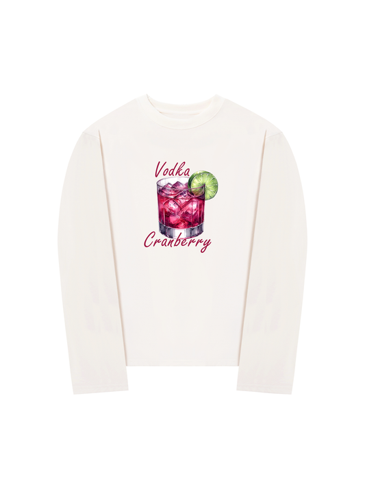 Áo Thun Dài Tay Vodka Cranberry
