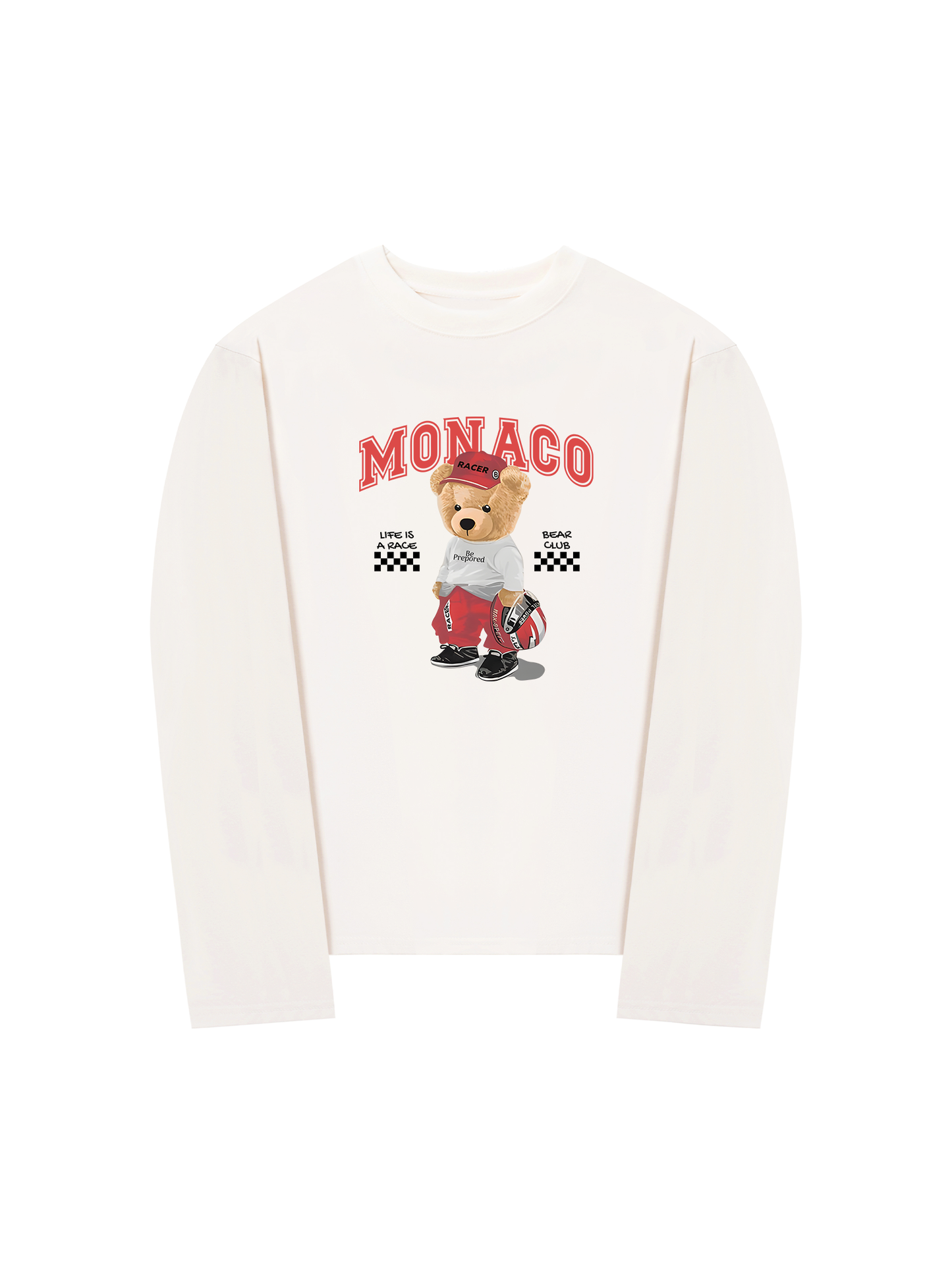 Áo Thun Dài Tay Monaco Bear Club