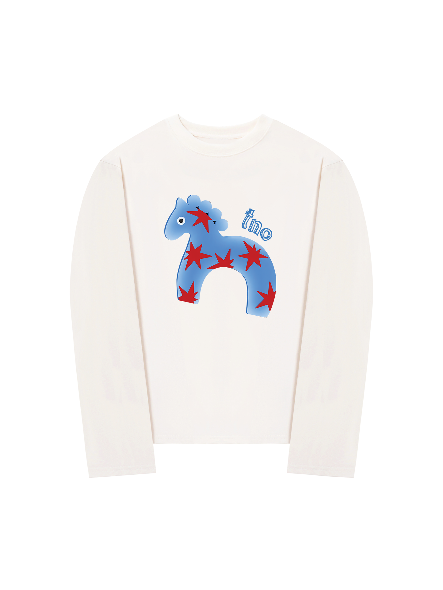 Áo Thun Dài Tay 26 - Blue Horse