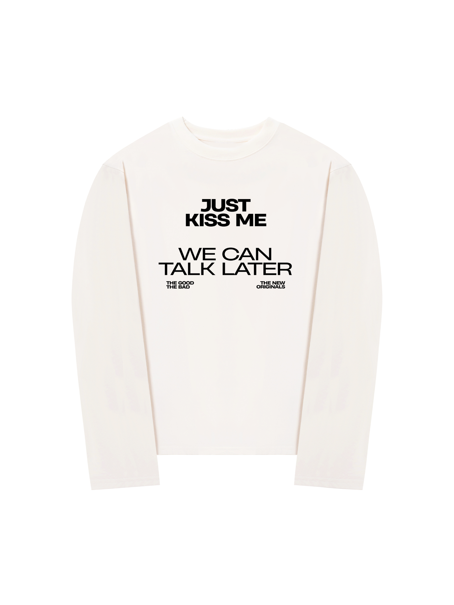 Áo Thun Dài Tay Life Vibe Just Kiss Me