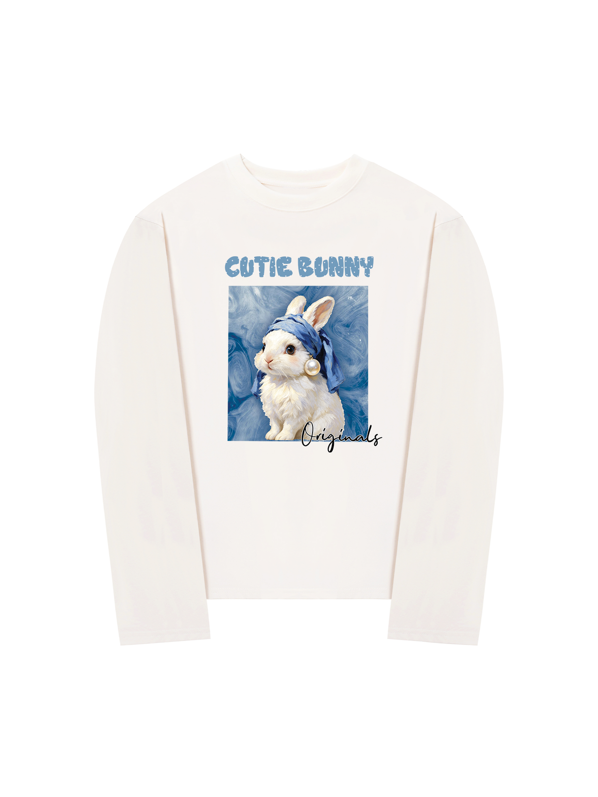 Áo Thun Dài Tay Cutie Bunny Vangogh