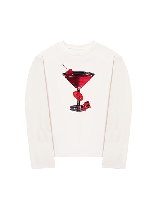 Áo Thun Dài Tay Seductive Night Cherry Goblet