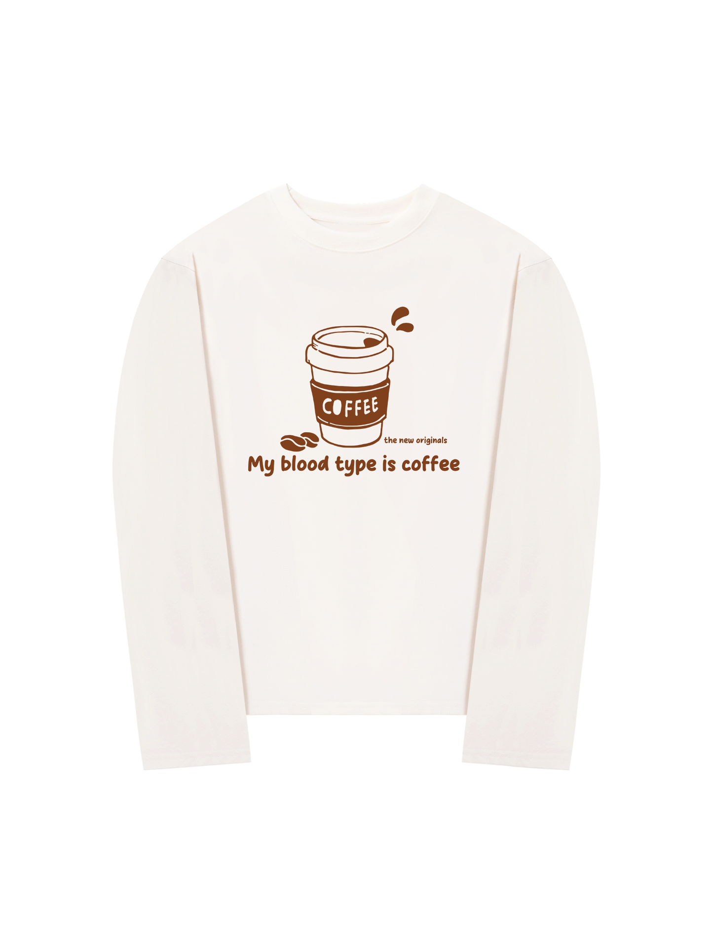 Áo Thun Dài Tay My Blood Type Is Coffee