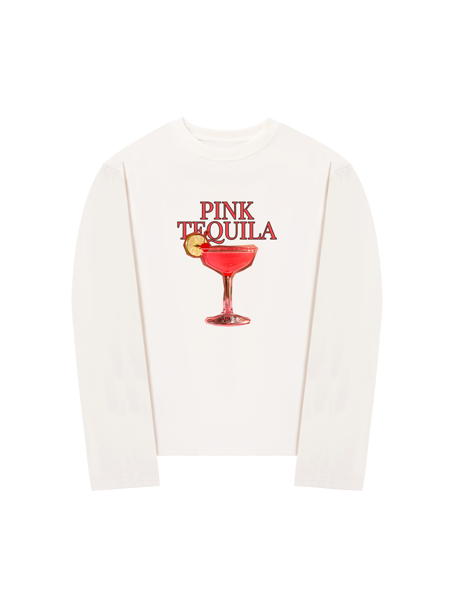 Áo Thun Dài Tay Fresh Pink Tequila