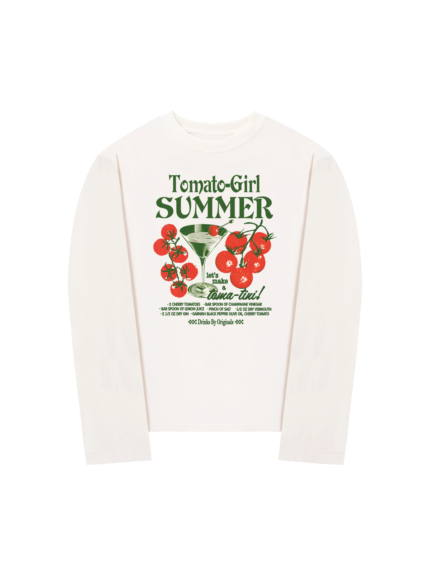 Áo Thun Dài Tay Summer Vibes Tomato Girl