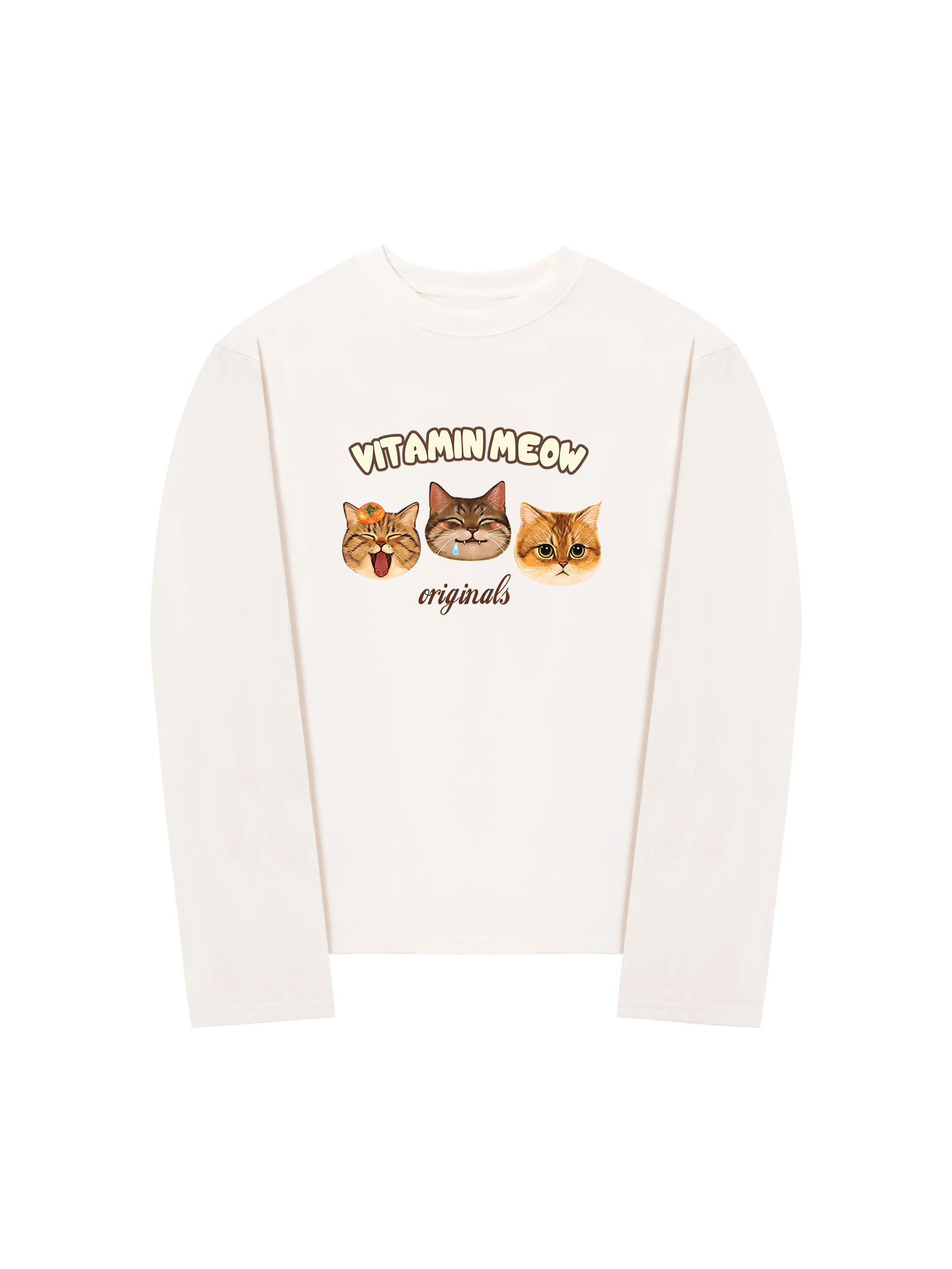Áo Thun Dài Tay Vitamin Meow