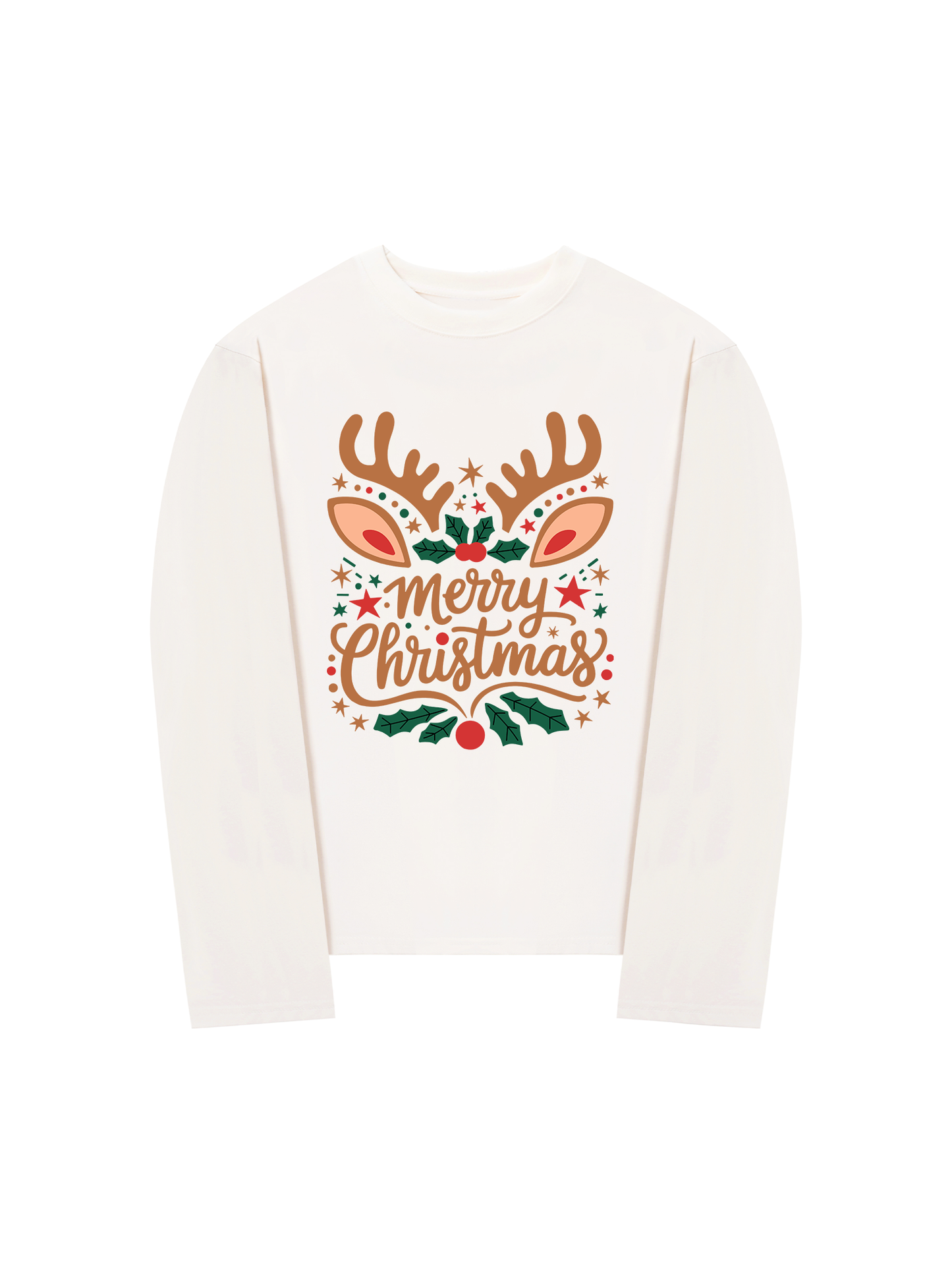 Áo Thun Dài Tay Holly Reindeer