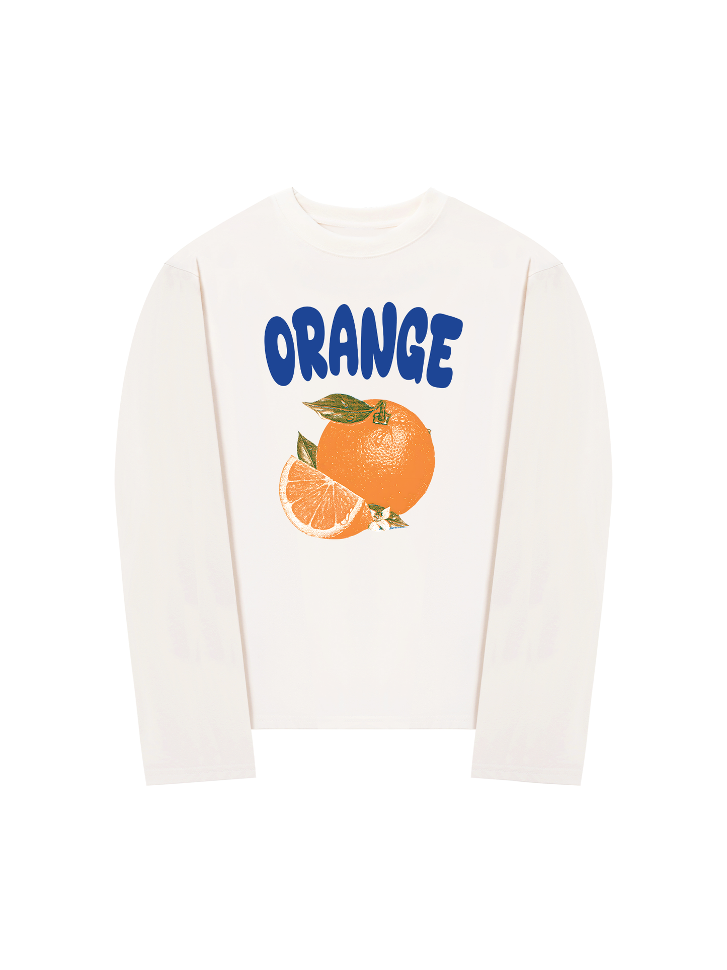 Áo Thun Dài Tay Summer Vibes Blue Orange