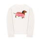 Áo Thun Dài Tay Pink Dachshund