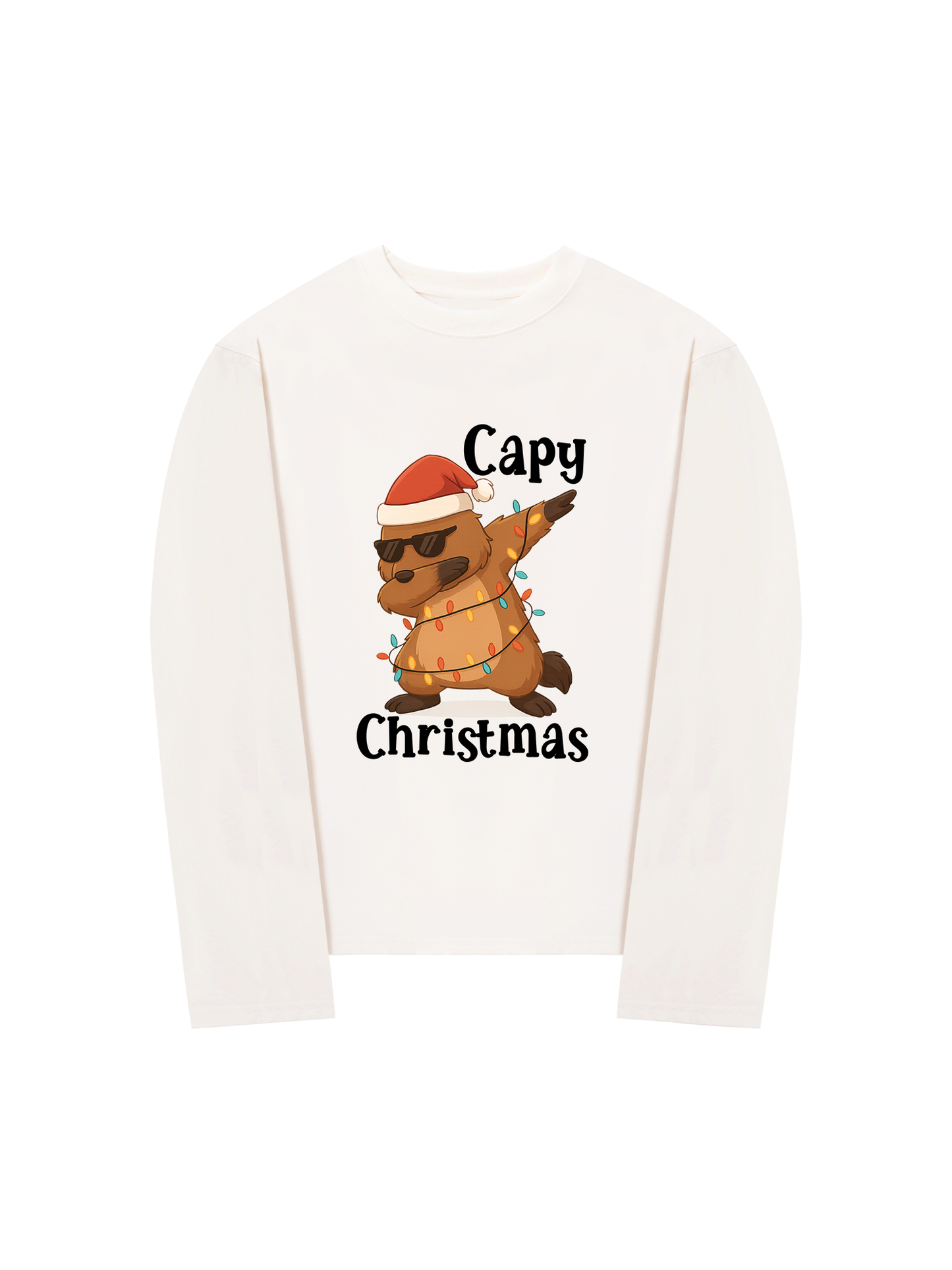 Áo Thun Dài Tay Capy Christmas Dab
