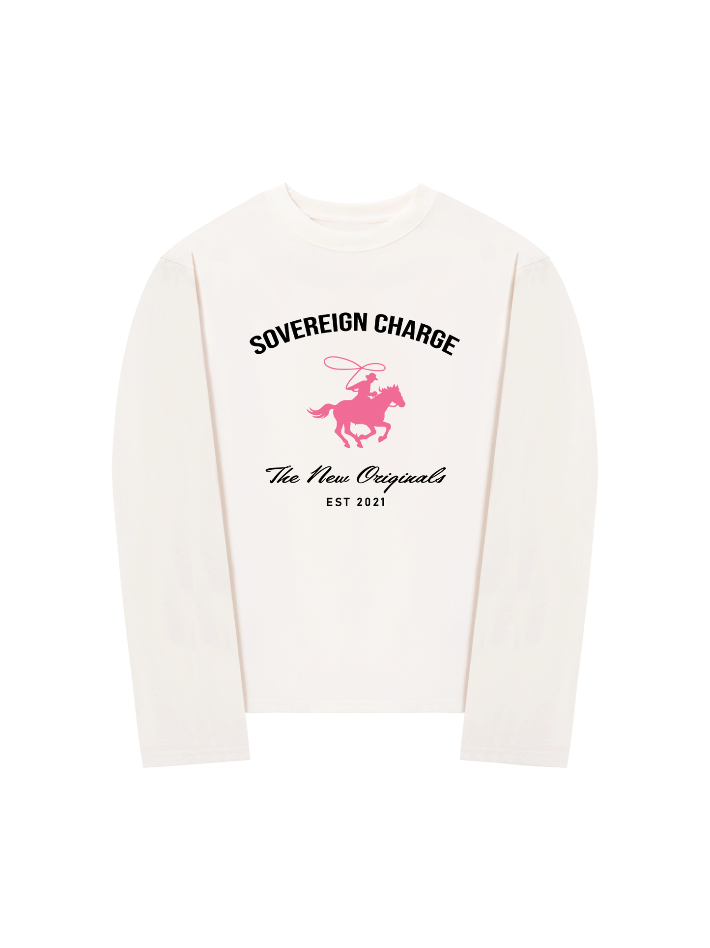 Áo Thun Dài Tay SOVERREIGN CHARGE PINK HORSE