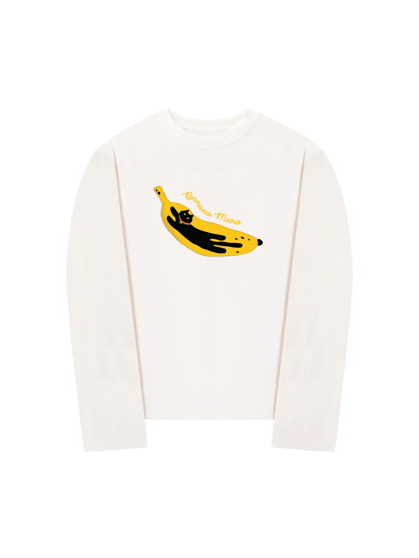 Áo Thun Dài Tay Banana Meow
