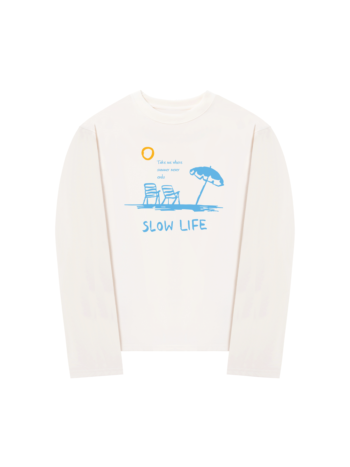 Áo Thun Dài Tay Slow Life