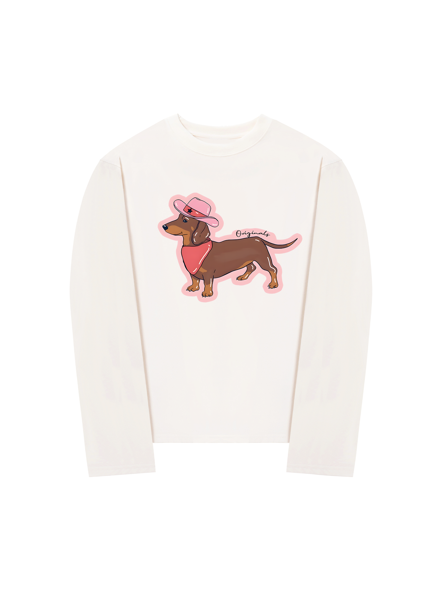 Áo Thun Dài Tay Howdy Dachshund