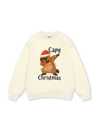 Capy Christmas Dab  Sweater