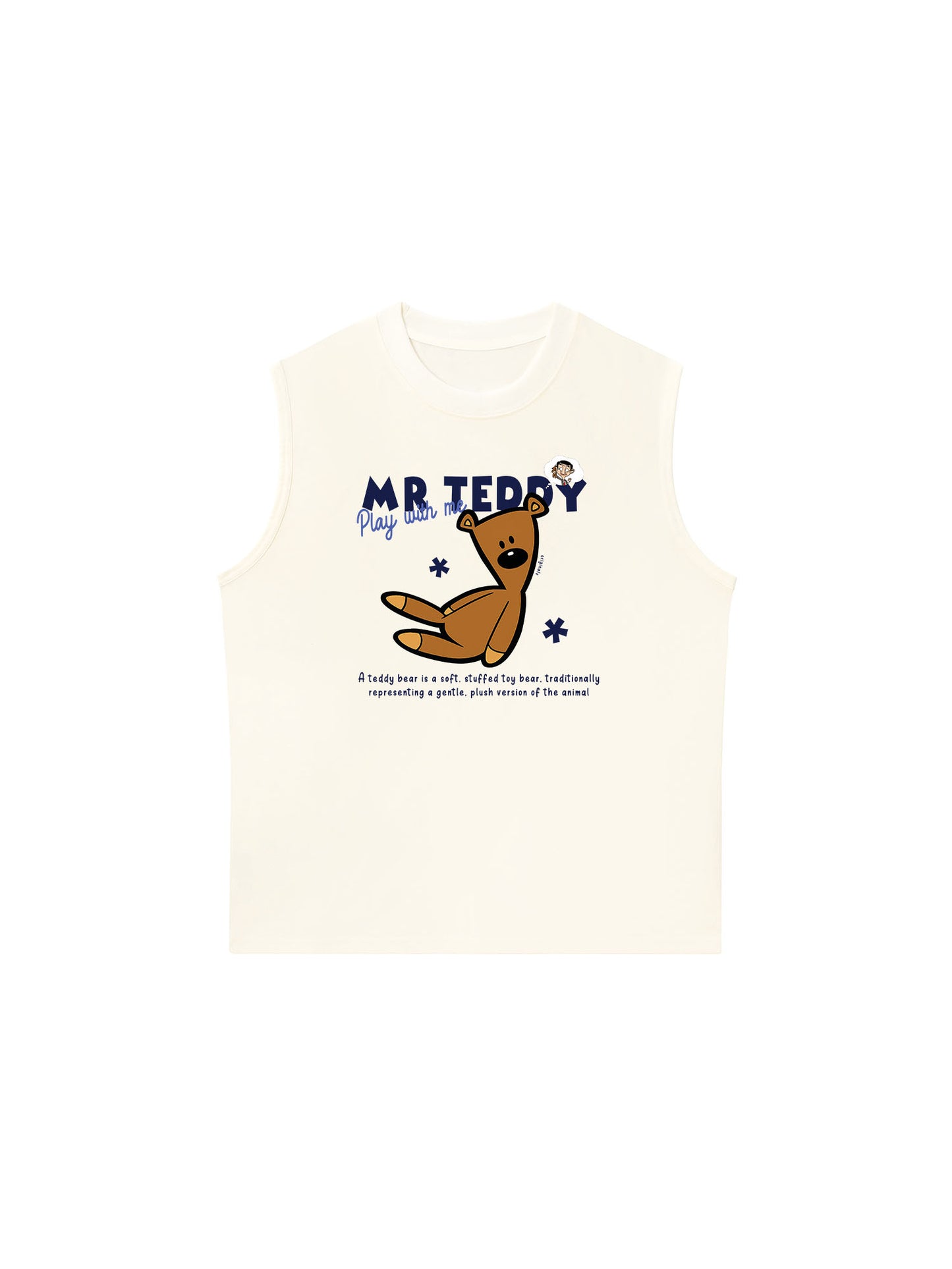 Áo Ba Lỗ Relaxed Fit Teddy Land Mr Teddy