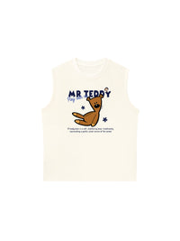 Áo Ba Lỗ Relaxed Fit Teddy Land Mr Teddy
