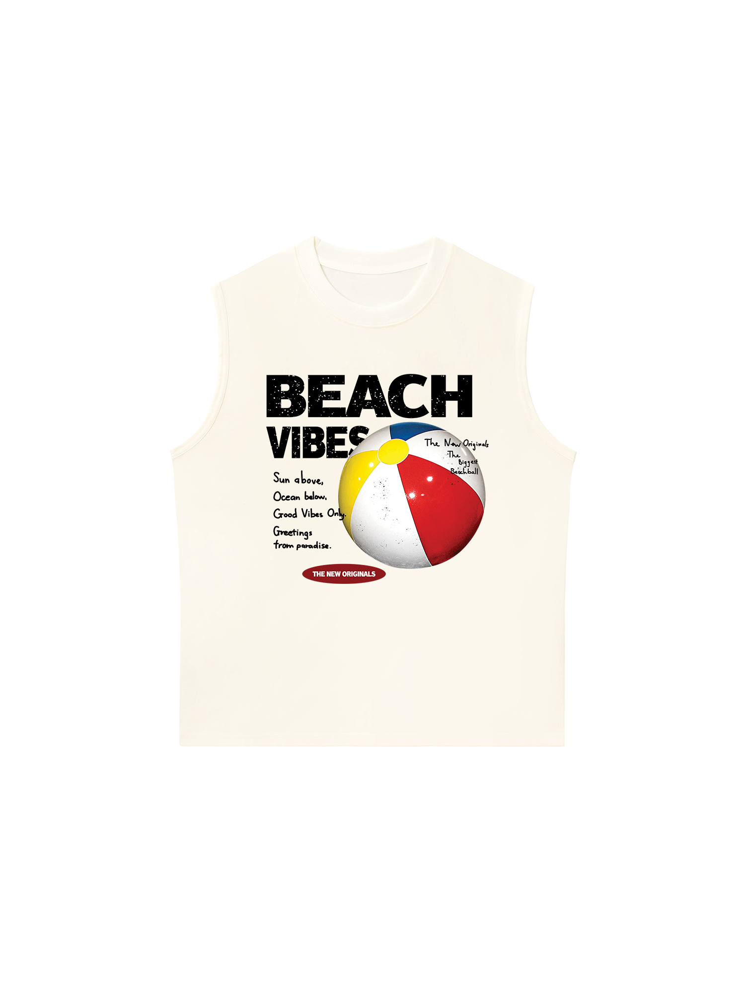 Áo Ba Lỗ Relaxed Fit Beach Vibes