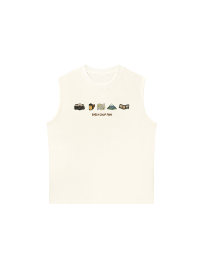 Áo Ba Lỗ Relaxed Fit Thích Chụp Ảnh