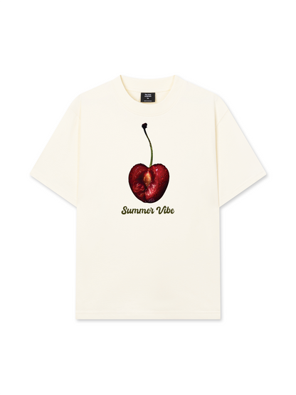 Áo Thun Relaxed Fit Cherry Summer Vibe