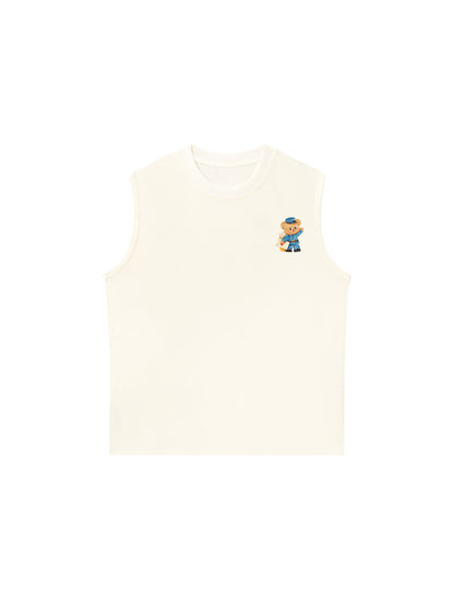 Áo Ba Lỗ Relaxed Fit Butterbear Postman