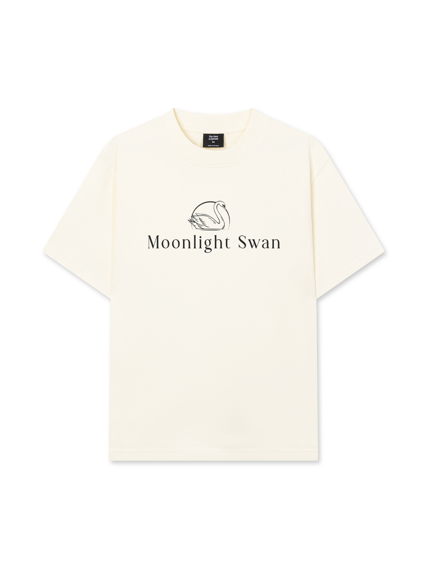 Áo Thun Relaxed Fit Old Money Moonlight Swan