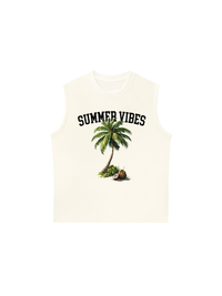 Áo Ba Lỗ Relaxed Fit Summer Vibes Coconut