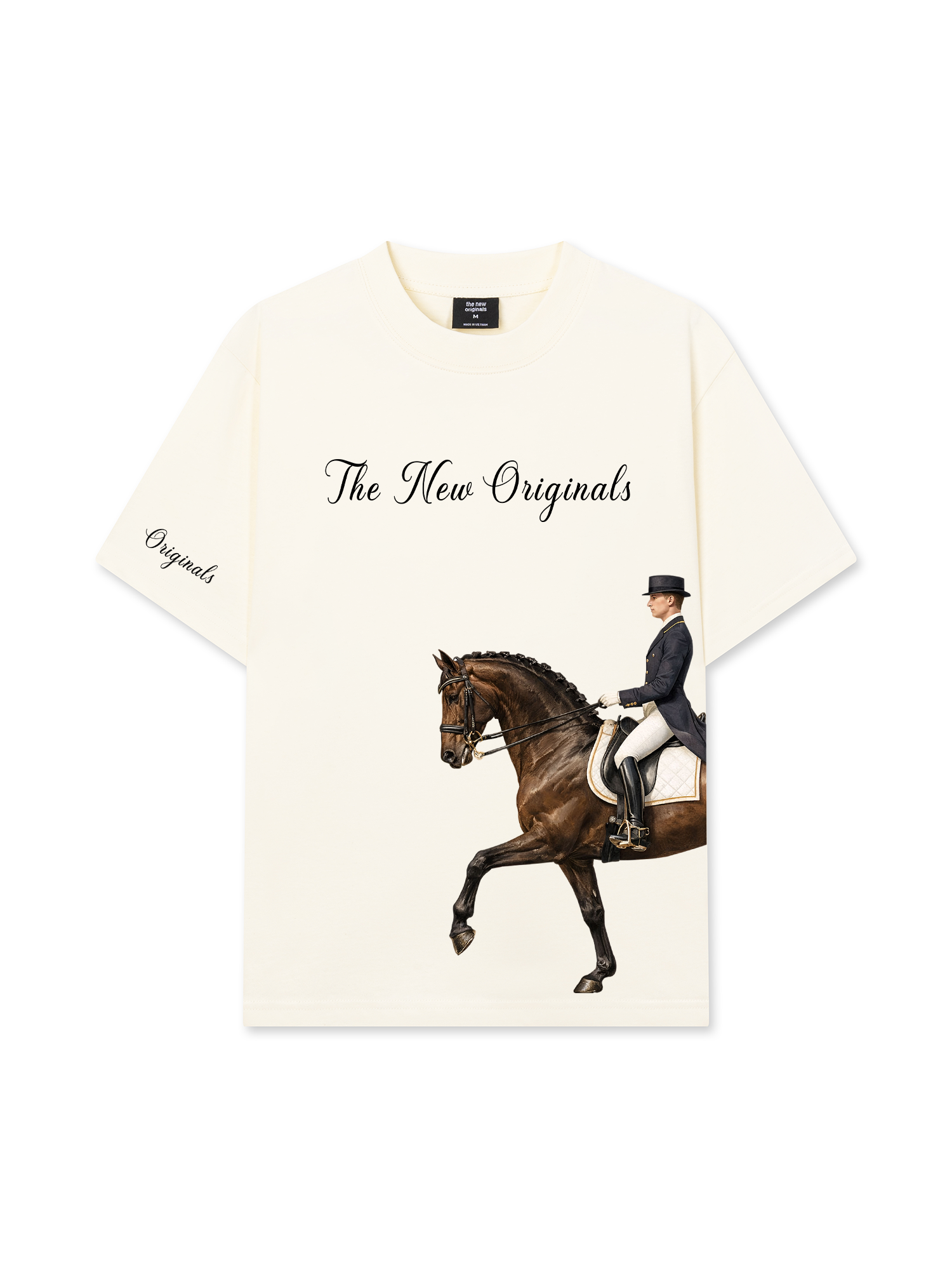 Áo Thun Relaxed Fit Old Money Horse Riding