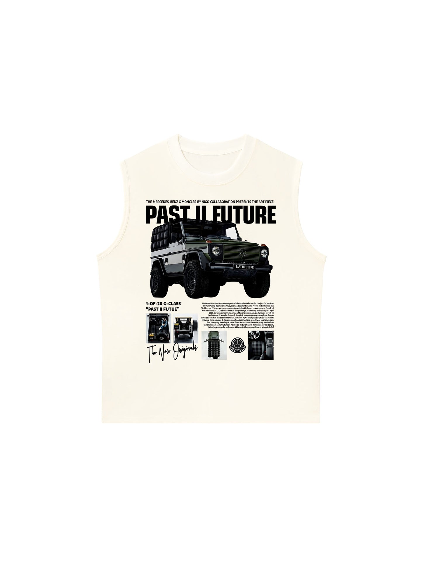 Áo Ba Lỗ Relaxed Fit CAR Past II Future