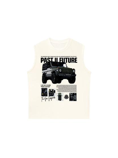 Áo Ba Lỗ Relaxed Fit CAR Past II Future