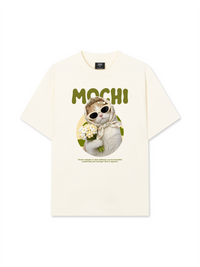 Áo Thun Relaxed Fit Mochi Cat