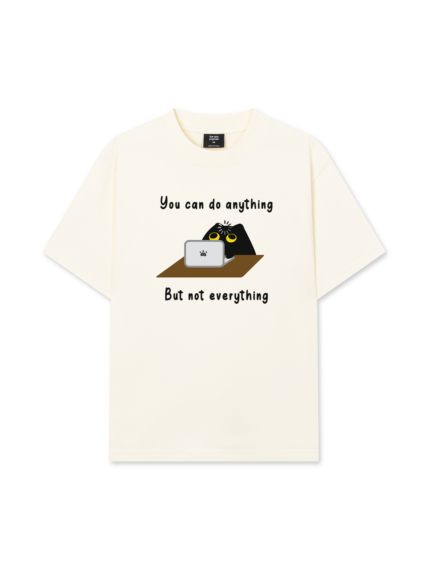 Áo Thun Relaxed Fit Animal Mood You Can Do Anything