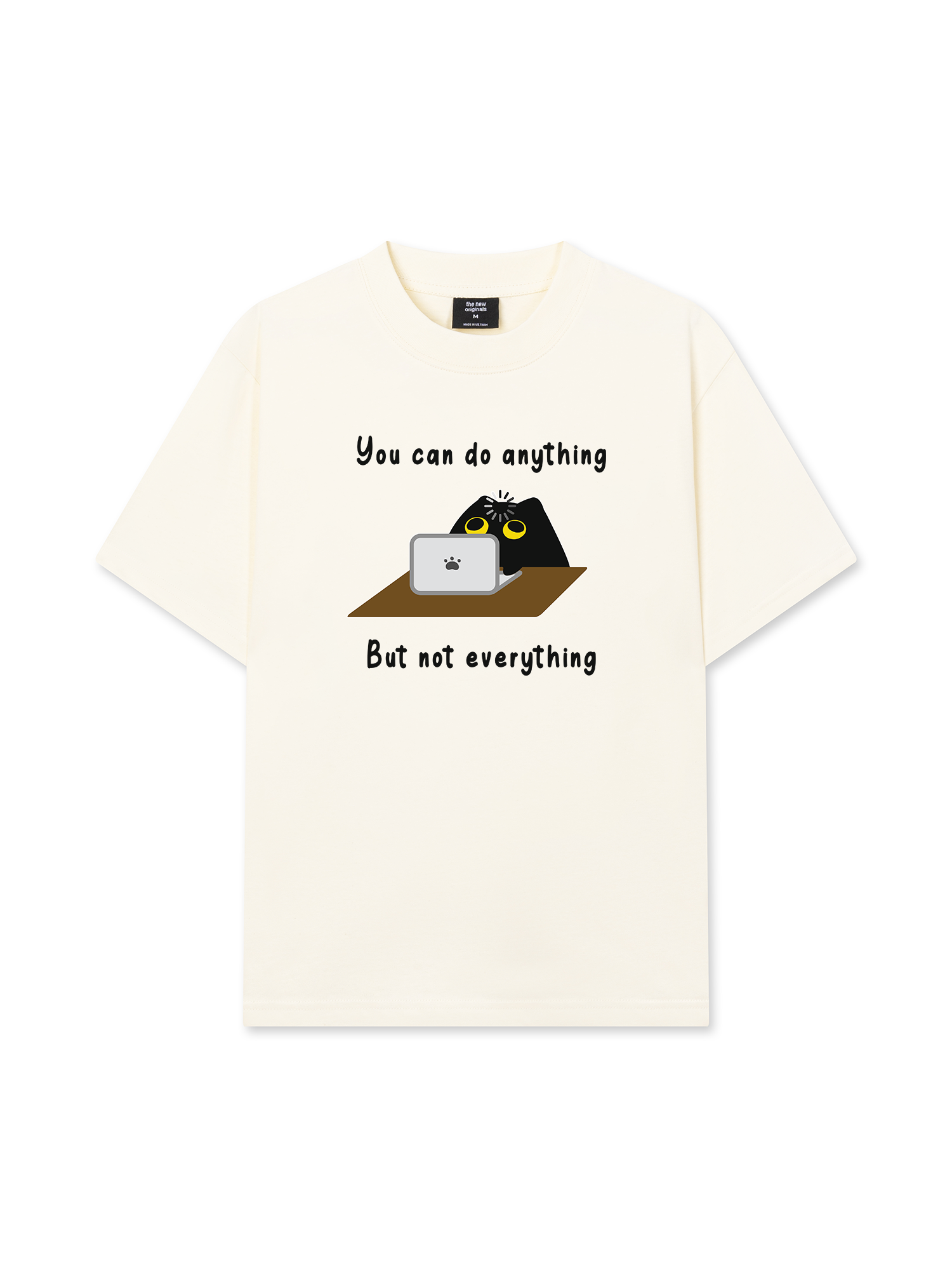 Áo Thun Relaxed Fit Animal Mood You Can Do Anything
