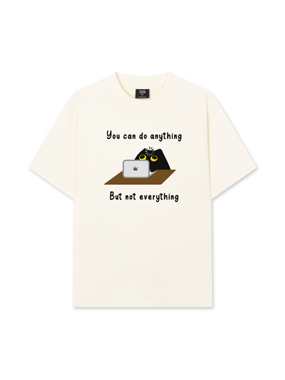 Áo Thun Relaxed Fit Animal Mood You Can Do Anything
